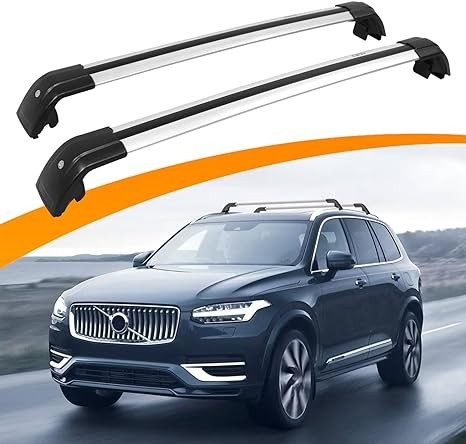 Snailfly Crossbar Fit for Volvo XC90 2015-2024 Cross Bars Luggage Roof Rack with Lock