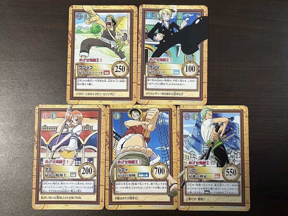 One Piece Hyper Battle Card Aim for the Pirate King Promotion Card CW-1~CW5