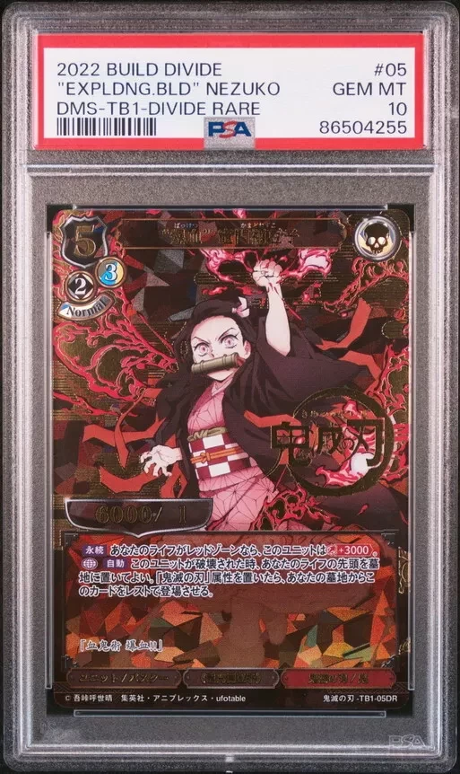 PSA MT 9 Zach Aguilar Tanjiro Demon Slayer Wafer Card 026 JPN Bandai