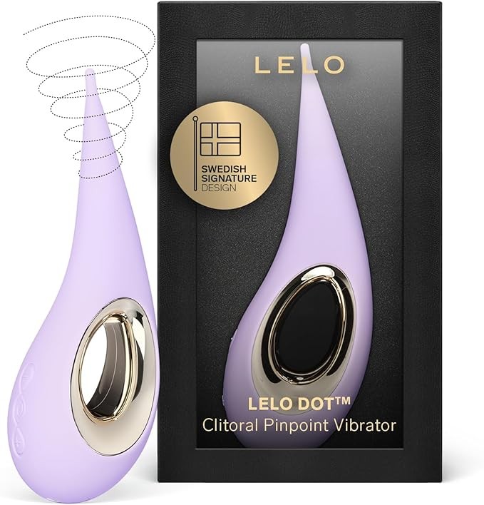 LELO DOT Clitoral Pinpoint Vibrator for Women, Adult Sex Toy with Elliptical Motion and 8 Pleasure Settings, Clitoral Stimulator Adult Toy, High Frequency Personal Vibrator and Clit Toy, Lilac