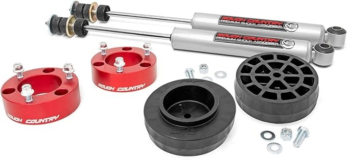 Rough Country 3 Lift Kit for 03-09 Toyota 4-Runner 07-14 FJ Cruiser - 76530RED