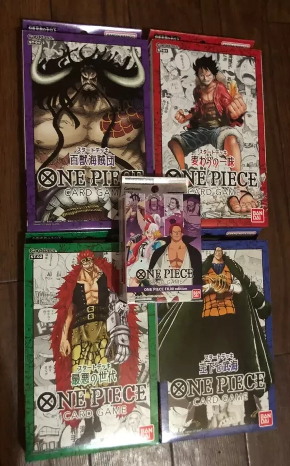 BANDAI ONE PIECE Card Game Start Deck Set of 5 Complete 2022 TCG Japanese ver