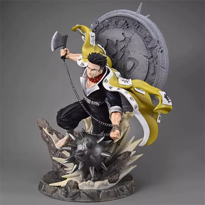 Demon Slayer Himejima Gyomei Scene Statue Action Figure PVC Model Ornaments Toy