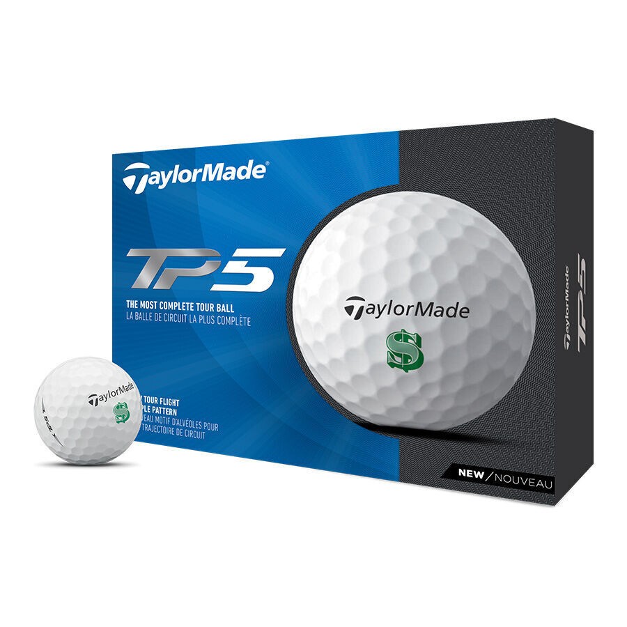 TaylorMade 2021-2023 TP5 My Symbol Golf Balls - 6 Dozen Bundle