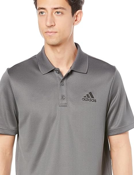 Adidas 24852 Men's Designed to Move 3-Stripes Polo Shirt